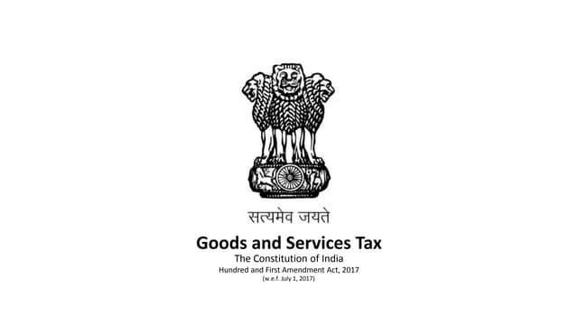 GST ( Goods and Services Tax )