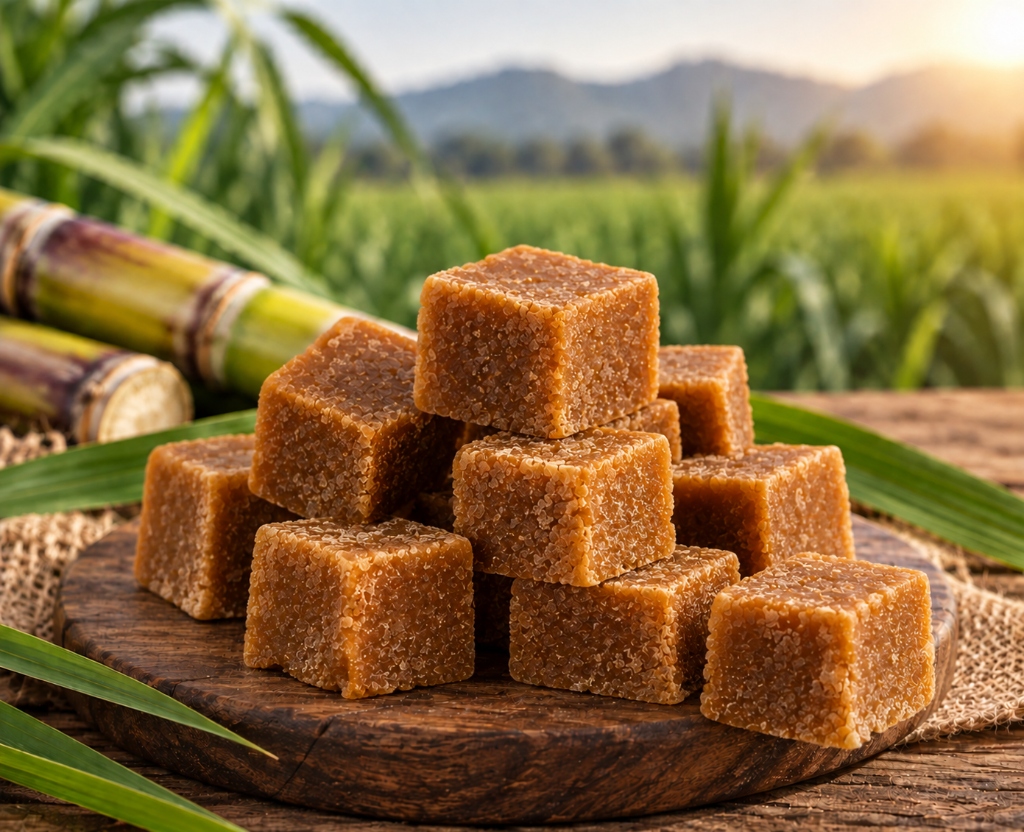 CUBE JAGGERY BROWN